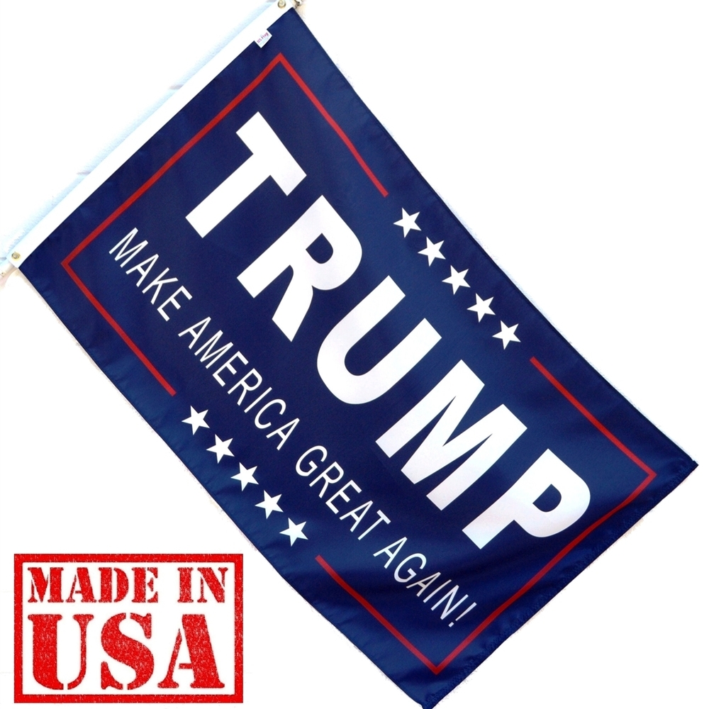 Trump MAGA Blue Flag 3'x5'